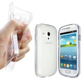 Samsung Galaxy S3 Mini silikon skal transparent