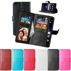 Mobil lommebok Double Flip Flexi 9 Card Huawei P8 Lite 2017 / Honor 8 Lite