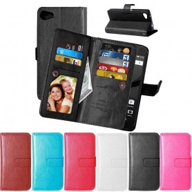 Dobbeltvipp Flexi 9-kort Sony Xperia Z5 Compact mobil lommebokdeksel