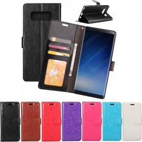 Mobilplånbok 3-kort Samsung Galaxy Note 8 Sm-N950F mobil skal skydd CaseOnline