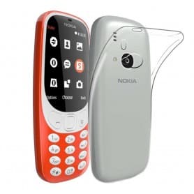 Nokia 3310 (2017) Silikon skal Transparent mobil skydd CaseOnline.se