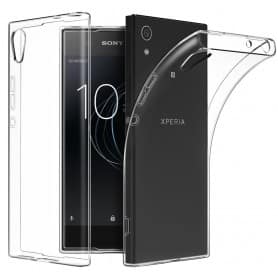 Sony Xperia L1 silikonikotelo - läpinäkyvä mobiilisuoja