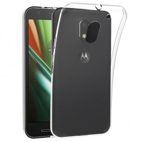 Motorola Moto E3 (3rd Gen) Silikonetui Gjennomsiktig mobil beskyttelse