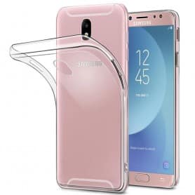 Samsung Galaxy J7 2017 SM-J730F ohut silikonikotelo läpinäkyvä