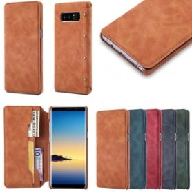 Mobil lommebok Slim PU Samsung Galaxy Note 8 mobil deksel semsket skinn