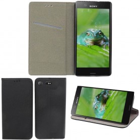 Moozy Smart Magnet FlipCase Sony Xperia XZ1 Compact G8441 matkapuhelinkotelo
