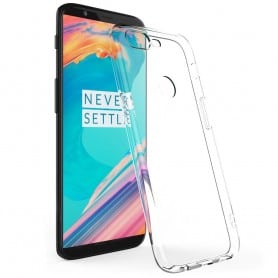 OnePlus 5T Silikon skal Transparent mobilskal