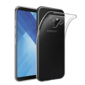 Samsung Galaxy A8 2018 silikonikotelo, läpinäkyvä kannettava kuori