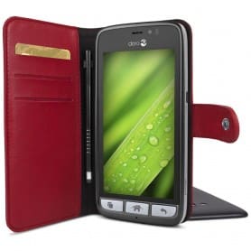 Doro Liberto 8030 Wallet Case - punainen matkapuhelinlaukku lompakkokotelo