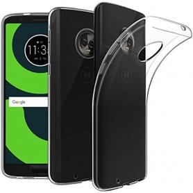 Mobilskal Motorola Moto G6 Silikon skal Transparent