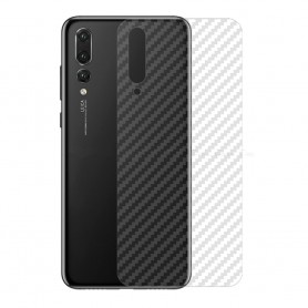 Kolfiber Skin Skyddsplast Huawei P20 Pro mobilskydd caseonline