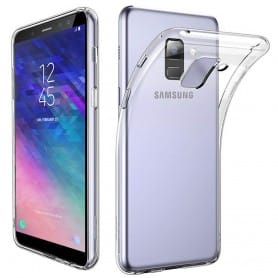 Samsung Galaxy A6 2018 silikonetui gjennomsiktig mobilskall