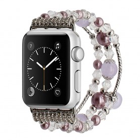 Apple Watch 42mm Crystal Agate - Silver armband caseonline