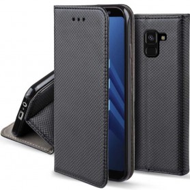 Moozy Smart Magnet FlipCase Samsung Galaxy A8 2018 matkapuhelimen kuori