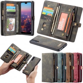 Multiplånbok 11-kort Huawei P20 mobilskal fodral väska caseme caseonline