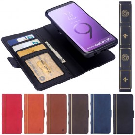 Retro Book Wallet 2i1 Samsung Galaxy S9 Plus mobiltelefon veske