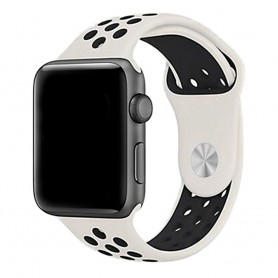 Apple Watch 42mm Sport Armband Vit/svart