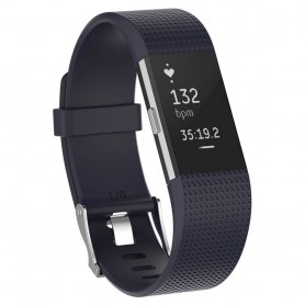 Sport Armband till Fitbit Charge 2 - Mörkblå