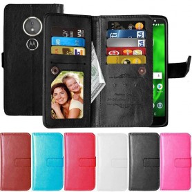 Dobbeltklikk Flexi 9 Card Motorola Moto G6 Play mobiltelefonveske