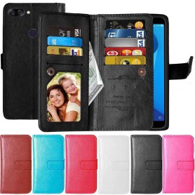 Dubbelflip Flexi 9-kort Asus Zenfone Max Plus ZB570TL mobilskal skydd fodral
