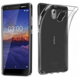 Nokia 3.1 2018 silikonetui gjennomsiktig mobilskall