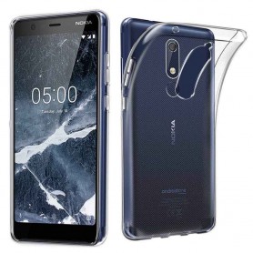 Nokia 5.1 2018 Silikon skal Transparent mobilskal