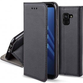 Moozy Smart Magnet FlipCase Samsung Galaxy A8 Plus 2018 mobilskal