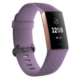 Sport Armband till Fitbit Charge 3 - Lila klockarmband