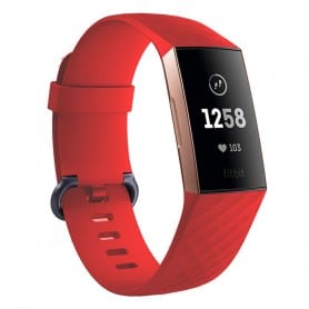 Sport Armband till Fitbit Charge 3 - Röd