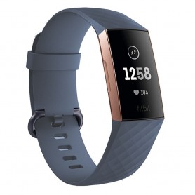 Sport Armband till Fitbit Charge 3 - Gråblå