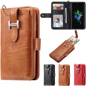 Moni lompakko 3i1 -magneettinen 9-korttinen Apple iPhone XS Max -laukku lompakko