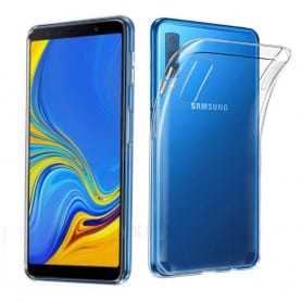 Samsung Galaxy A7 2018 Silikon skal Transparent mobilskal
