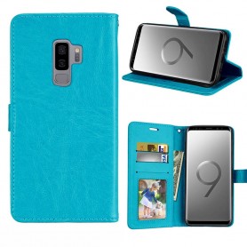 Matkapuhelin lompakko 3-kortti Samsung Galaxy S9 Plus - sininen