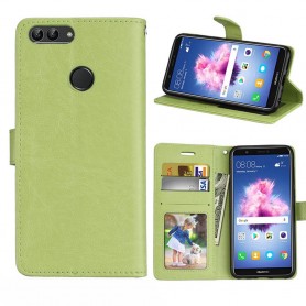 Mobilplånbok 3-kort Huawei P Smart - Grön