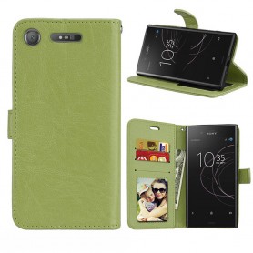 Mobilplånbok 3-kort Sony Xperia XZ1 - Grön