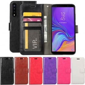 Mobil lommebok 3-kort Samsung Galaxy A7 2018 mobilveske caseonline