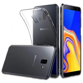 Silikon skal Transparent mobilskal Samsung Galaxy J6 Plus (SM-J610F) skydd caseonline