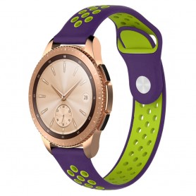 EBN Sport Armband Samsung Galaxy Watch 42mm Lila/grön (S)