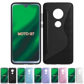 S Line silikon deksel til Motorola Moto G7 (XT1962) beskyttelsesetui for mobiltelefoner