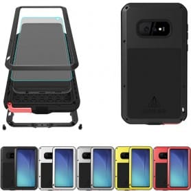 LOVE MEI Powerful Samsung Galaxy S10E (SM-G970F) lifeproof metallskal mobilskal caseonline