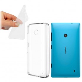 Nokia Lumia 520 silikon skal transparent