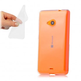 Microsoft Lumia 535 silikon skal transparent