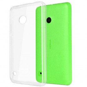Nokia Lumia 530 silikon skal transparent