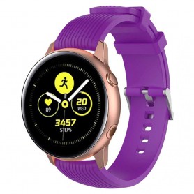 Sport Armband RIB Samsung Galaxy Watch Active - Lila