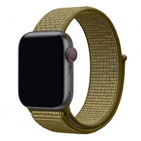 Apple Watch 38mm nailonrannekoru oliivilakki