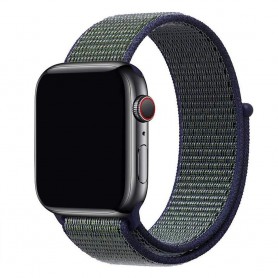 Apple Watch 42mm Nylon Armband - Midnight Fog