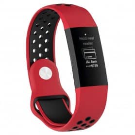 EBN Sport Armband Fitbit Charge 3 - Röd/svart