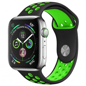 EBN Sport Rannekoru Apple Watch 4 (40) - musta / vihreä