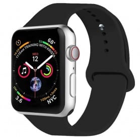 Apple-Watch-4-(40mm)-Sport-armband-Silikon-Svart-caseonline