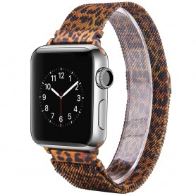 Apple Watch 4 (44) Armband Milanese - Leopard